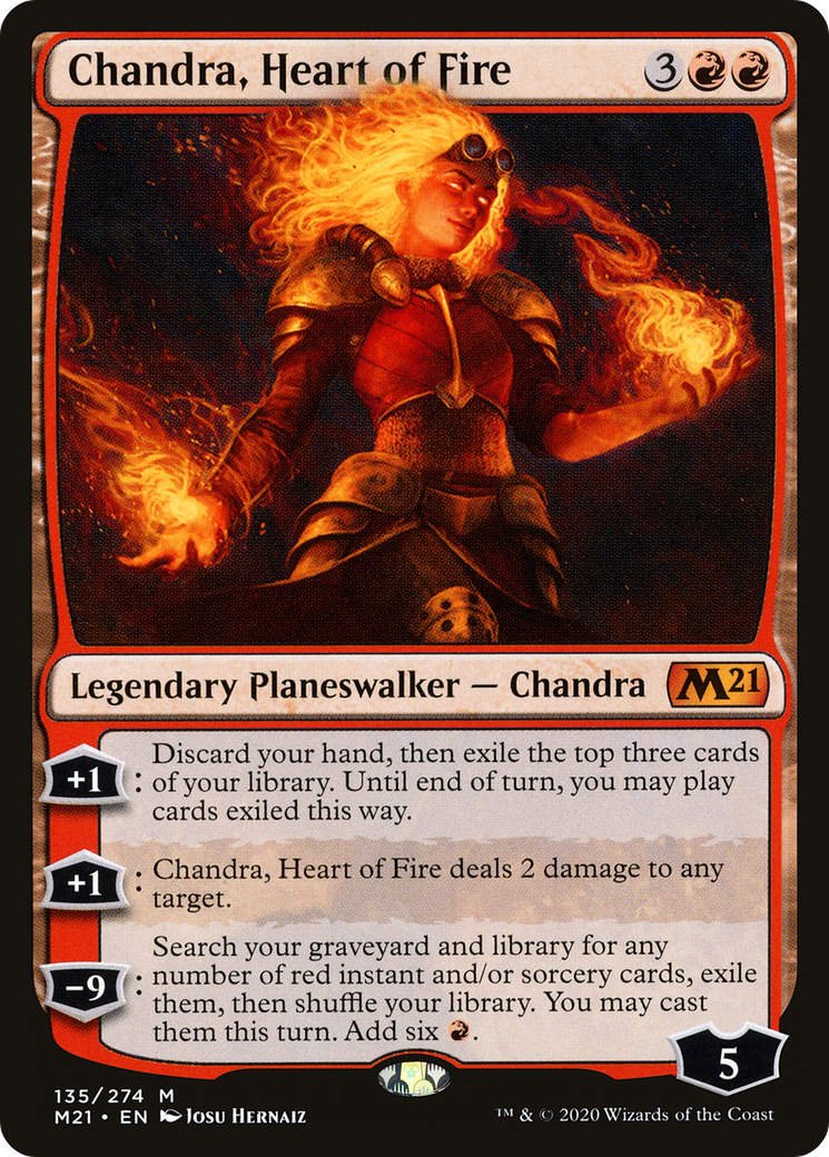 Chandra, Heart of Fire (135) [Core Set 2021] - Deck Out Gaming