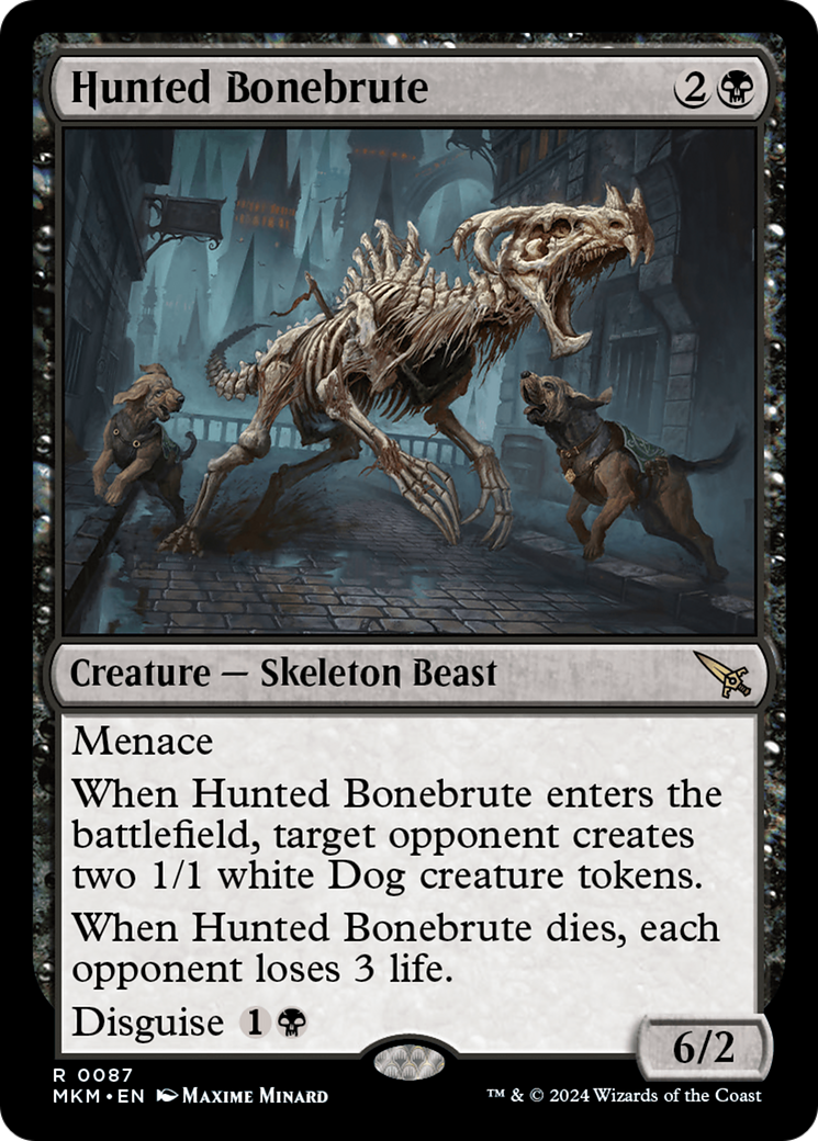 Hunted Bonebrute (87) [Murders at Karlov Manor] foil - Deck Out Gaming