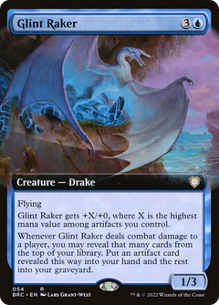 Glint Raker (Extended Art) (54) [Commander: The Brothers' War] - Deck Out Gaming
