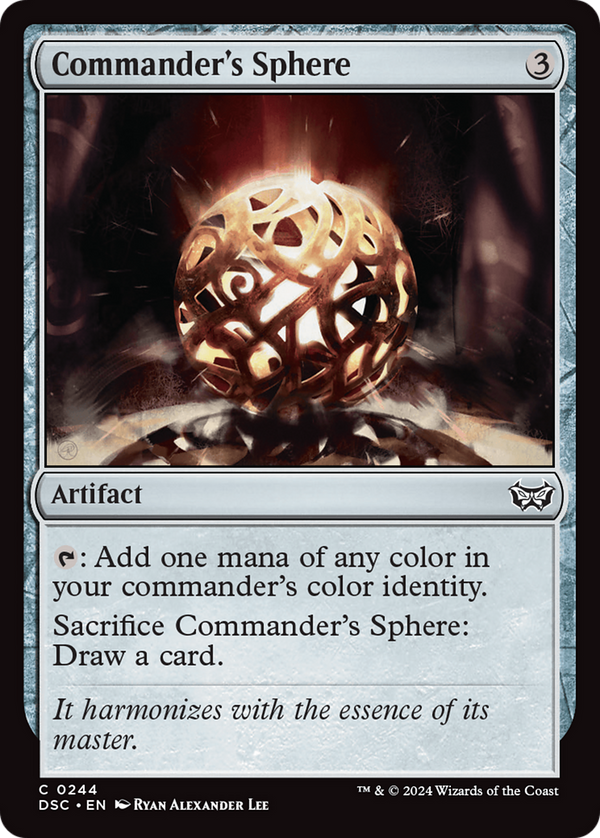 Commander's Sphere (244) [Duskmourn: House of Horror Commander] - Deck Out Gaming