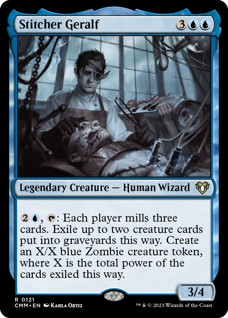 Stitcher Geralf (121) [Commander Masters] foil - Deck Out Gaming