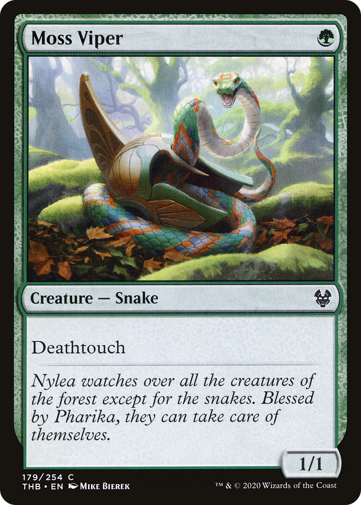 Moss Viper (179) [Theros Beyond Death] foil - Deck Out Gaming