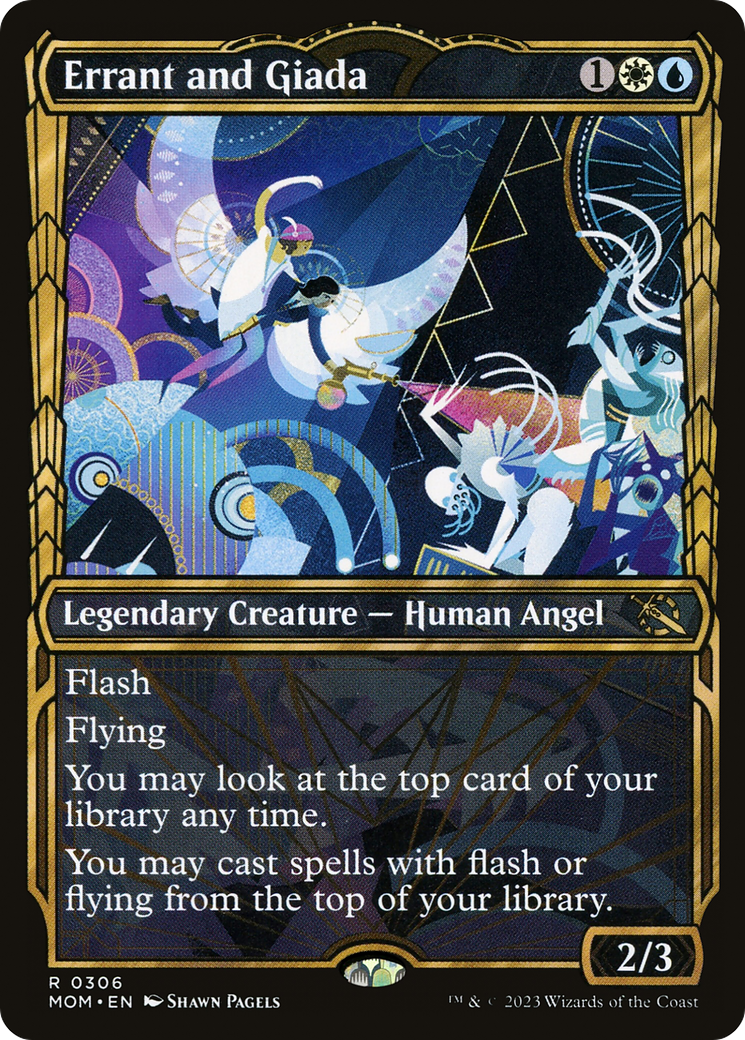 Errant and Giada (Showcase) (306) [March of the Machine] - Deck Out Gaming