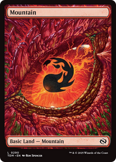 Mountain (0290) (290) [Tarkir: Dragonstorm] foil - Deck Out Gaming