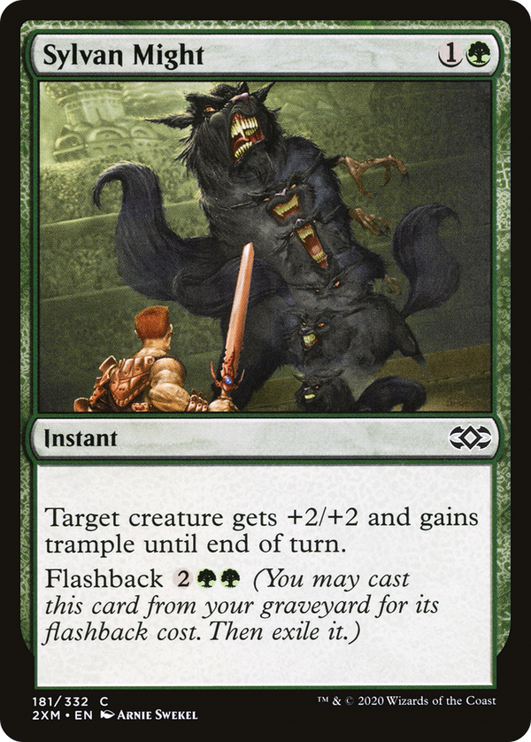 Sylvan Might (181) [Double Masters] - Deck Out Gaming