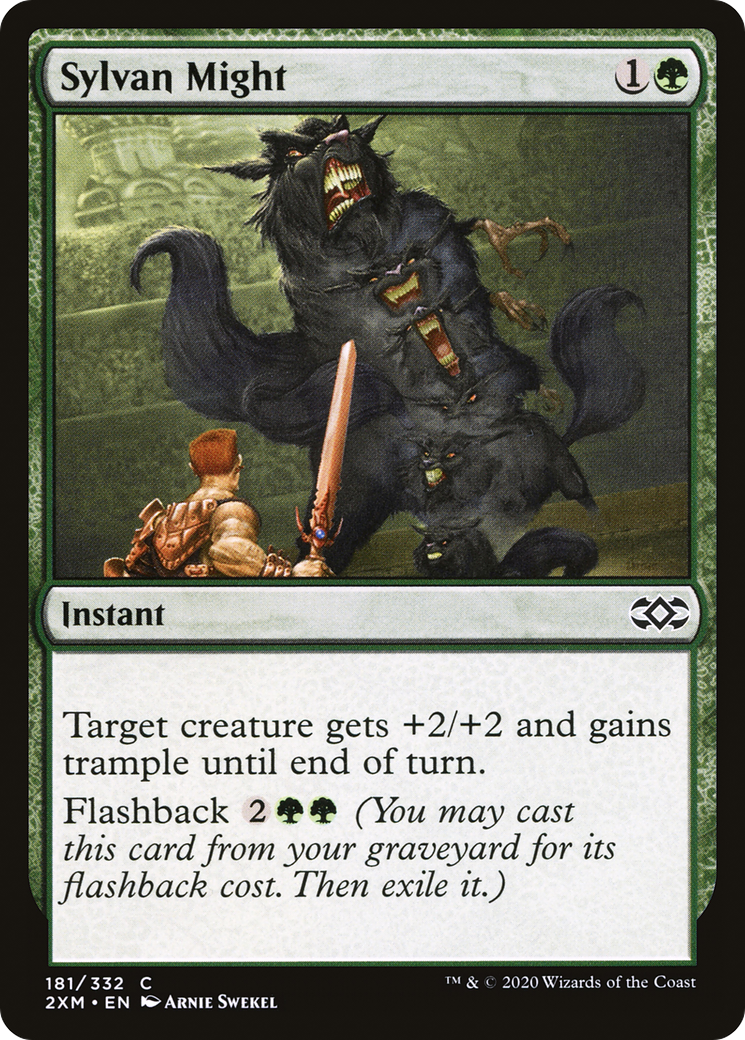 Sylvan Might (181) [Double Masters] foil - Deck Out Gaming