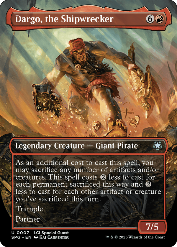 Dargo, the Shipwrecker (Borderless) (7) [Special Guests] - Deck Out Gaming