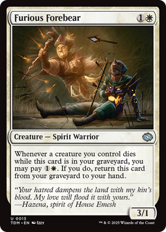 Furious Forebear (13) [Tarkir: Dragonstorm] foil - Deck Out Gaming