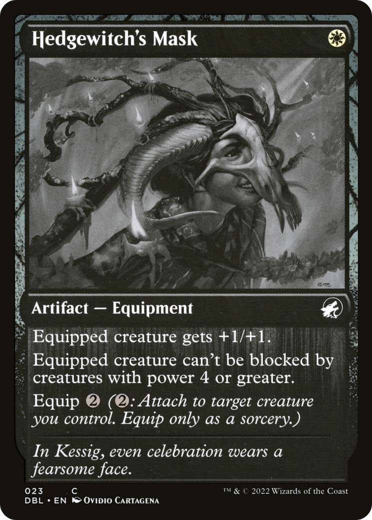Hedgewitch's Mask (23) [Innistrad: Double Feature] foil - Deck Out Gaming
