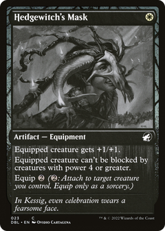 Hedgewitch's Mask (23) [Innistrad: Double Feature] foil - Deck Out Gaming