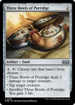 Three Bowls of Porridge (253) [Wilds of Eldraine] - Deck Out Gaming