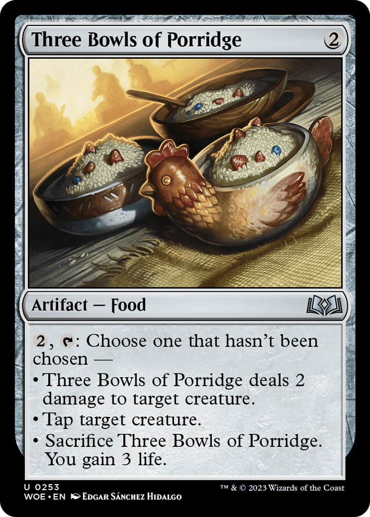 Three Bowls of Porridge (253) [Wilds of Eldraine] - Deck Out Gaming