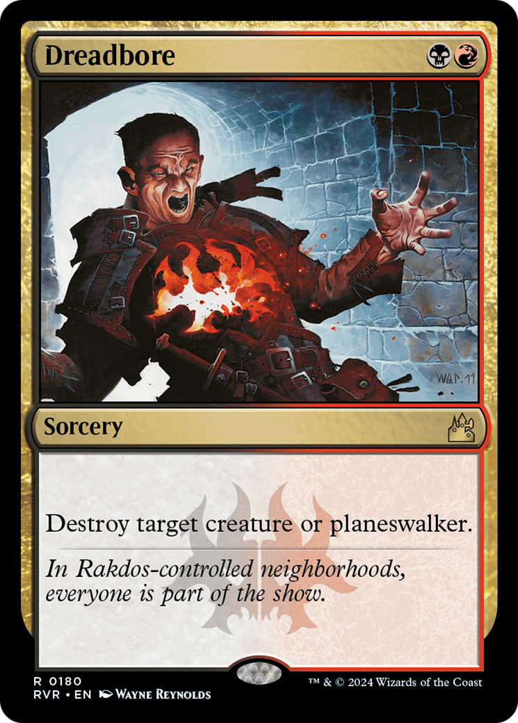 Dreadbore (180) [Ravnica Remastered] - Deck Out Gaming