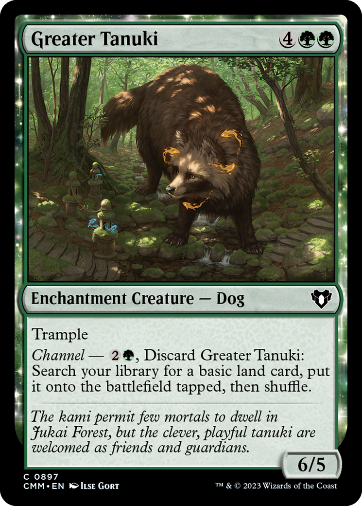 Greater Tanuki (897) [Commander Masters] - Deck Out Gaming