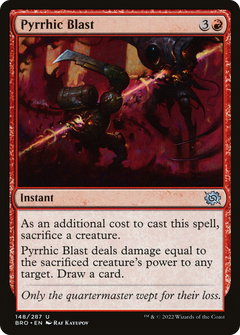 Pyrrhic Blast (148) [The Brothers' War] foil - Deck Out Gaming