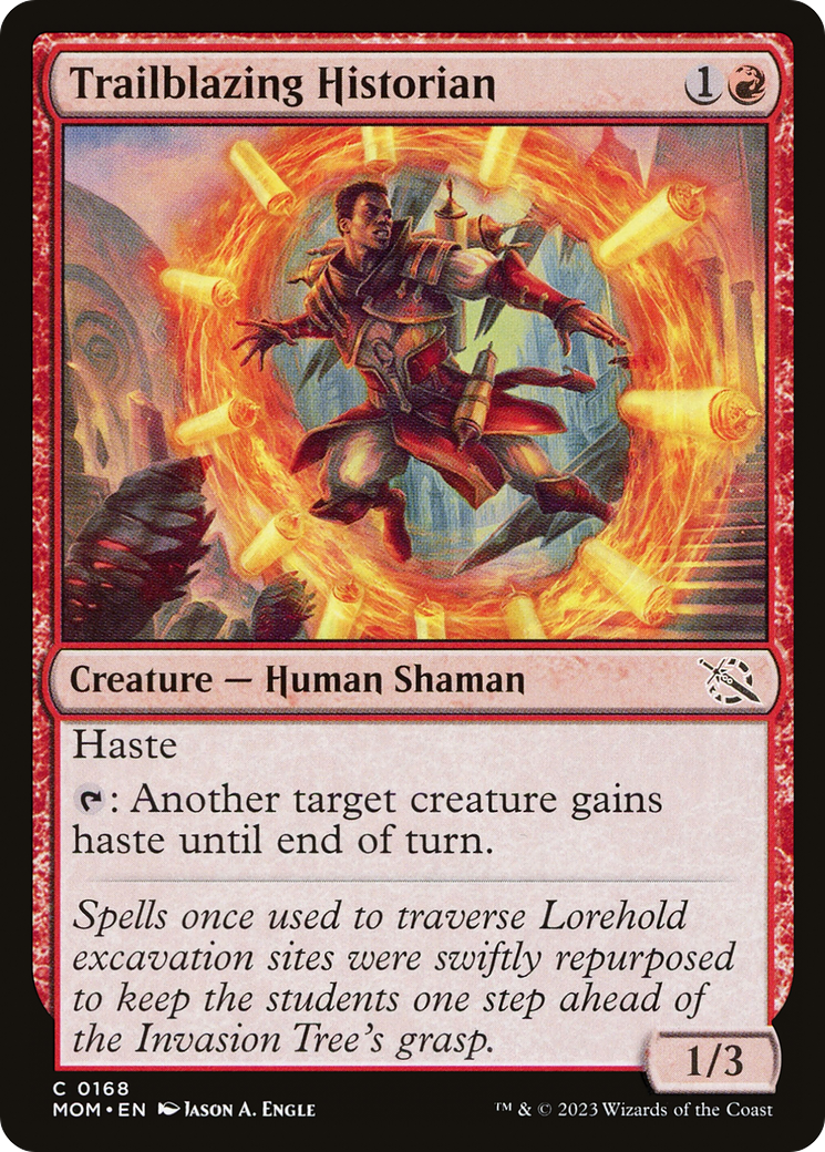 Trailblazing Historian (168) [March of the Machine] foil - Deck Out Gaming