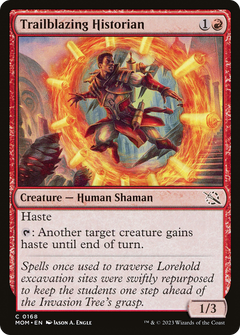 Trailblazing Historian (168) [March of the Machine] foil - Deck Out Gaming