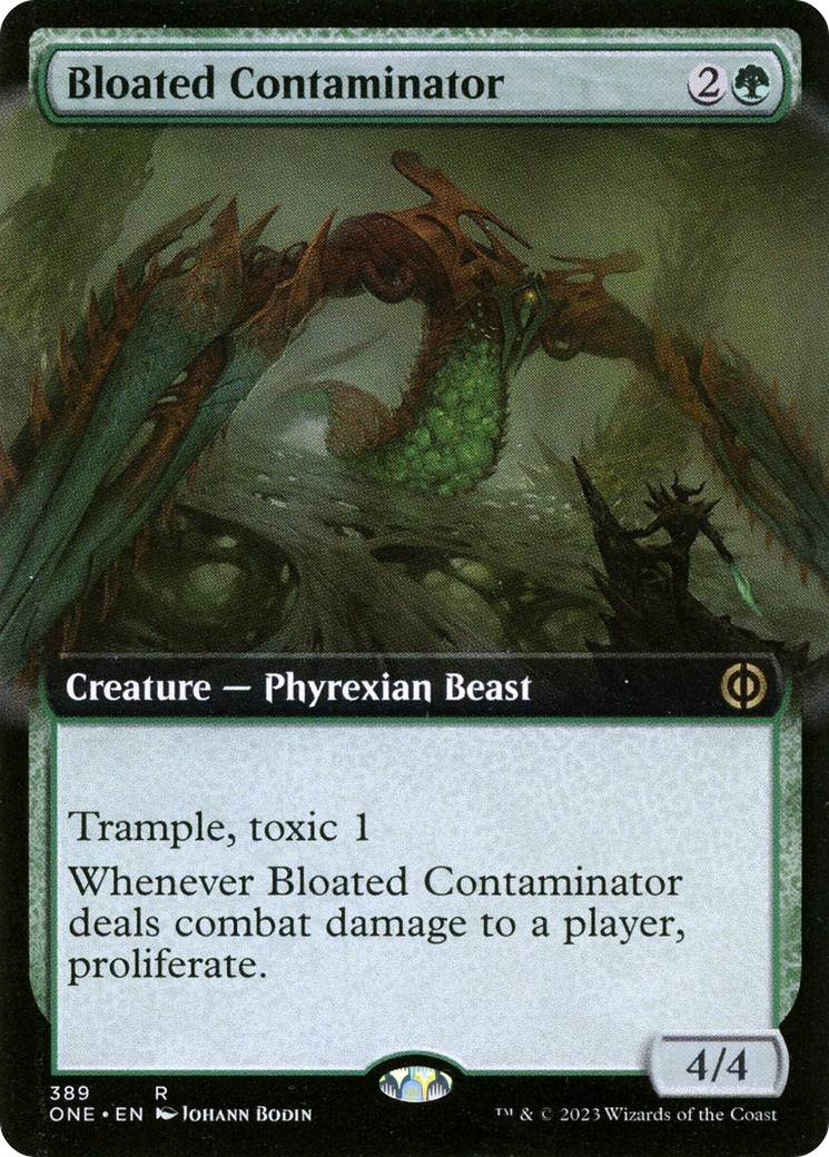 Bloated Contaminator (Extended Art) (389) [Phyrexia: All Will Be One] - Deck Out Gaming