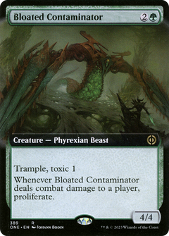 Bloated Contaminator (Extended Art) (389) [Phyrexia: All Will Be One] foil - Deck Out Gaming