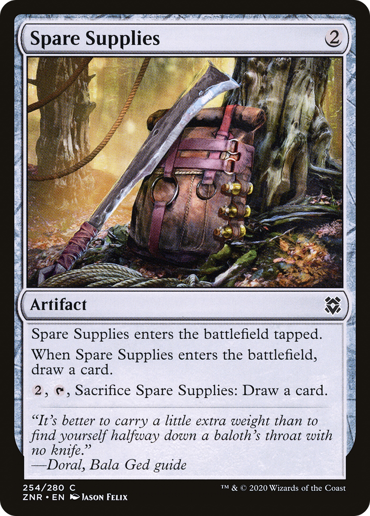 Spare Supplies (254) [Zendikar Rising] foil - Deck Out Gaming