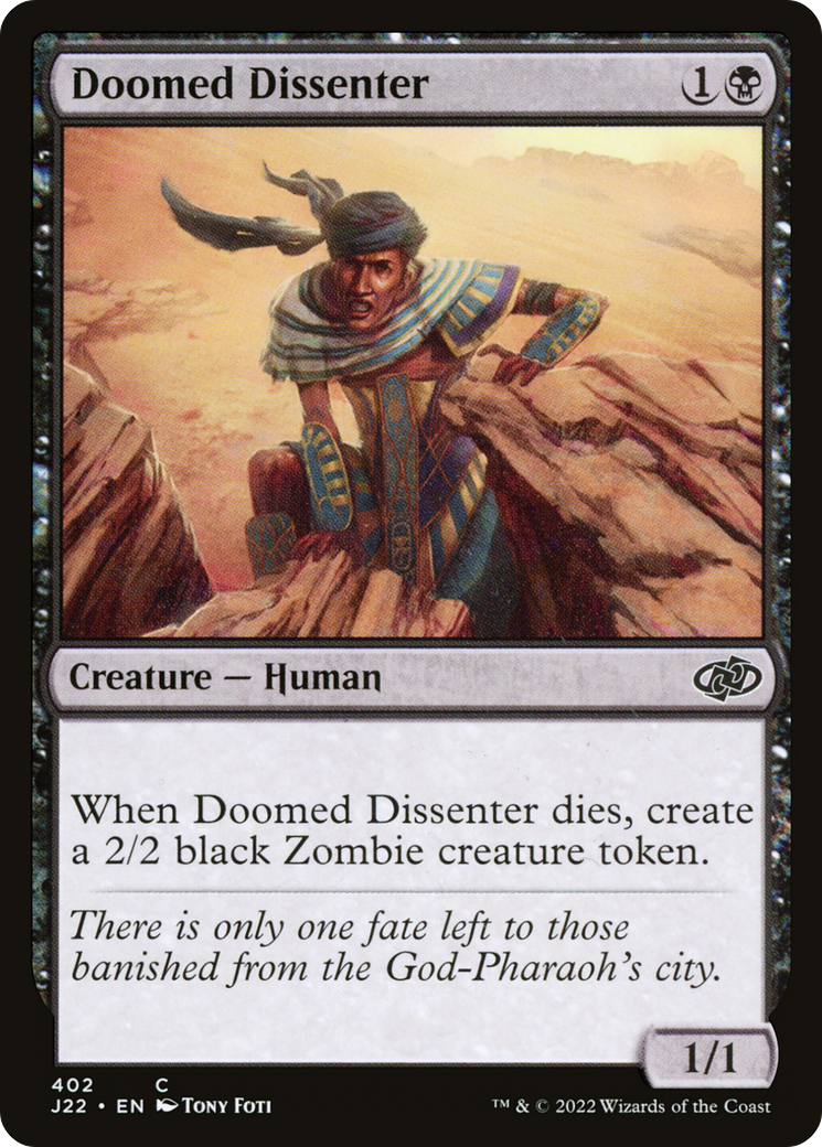 Doomed Dissenter (402) [Jumpstart 2022] - Deck Out Gaming
