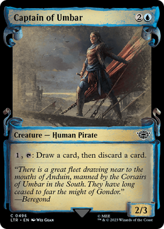 Captain of Umbar (Showcase Scrolls) (496) [The Lord of the Rings: Tales of Middle-earth] foil - Deck Out Gaming