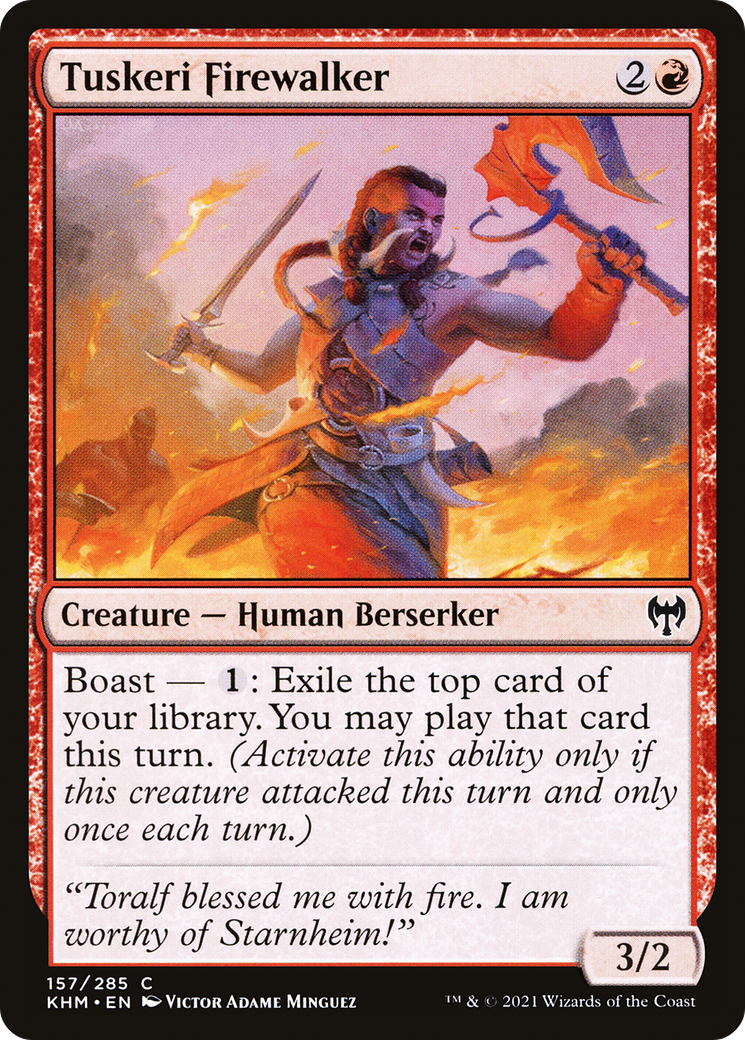 Tuskeri Firewalker (157) [Kaldheim] foil - Deck Out Gaming
