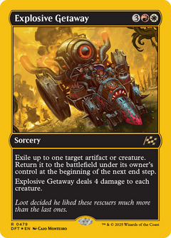 Explosive Getaway (First-Place Foil) (479) [Aetherdrift] foil - Deck Out Gaming