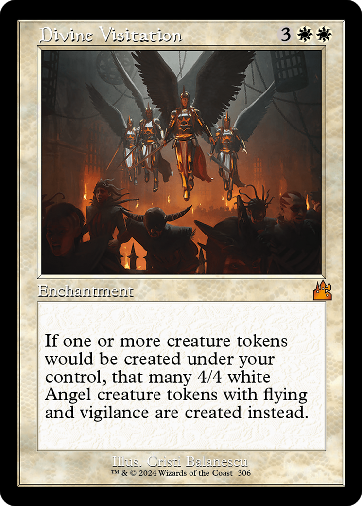 Divine Visitation (Retro Frame) (306) [Ravnica Remastered] - Deck Out Gaming