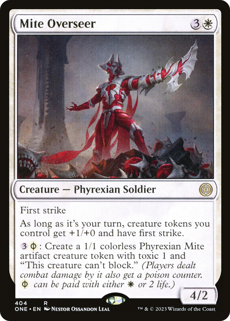 Mite Overseer (404) [Phyrexia: All Will Be One] foil - Deck Out Gaming