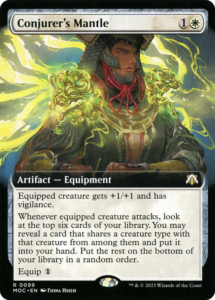 Conjurer's Mantle (Extended Art) (99) [March of the Machine Commander] - Deck Out Gaming