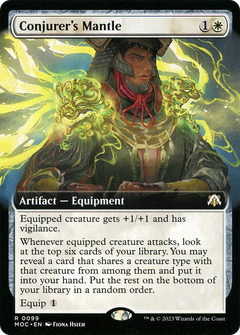 Conjurer's Mantle (Extended Art) (99) [March of the Machine Commander] foil - Deck Out Gaming
