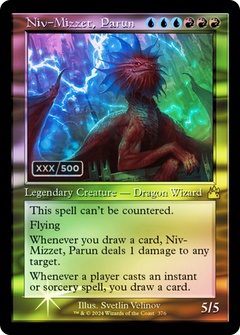 Niv-Mizzet, Parun (Retro Frame) (Serial Numbered) (376) [Ravnica Remastered] foil - Deck Out Gaming