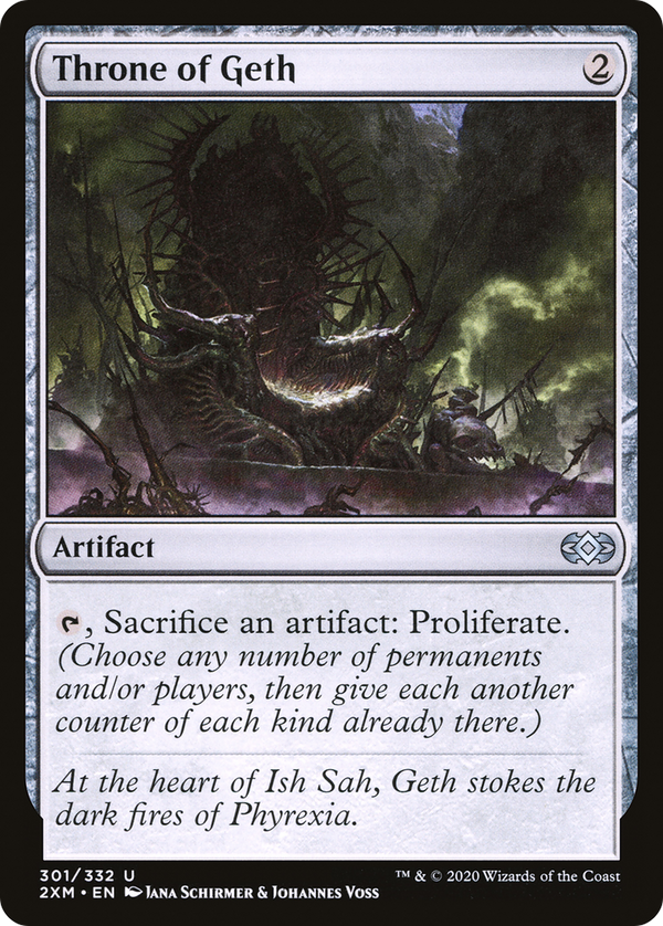 Throne of Geth (301) [Double Masters] foil - Deck Out Gaming