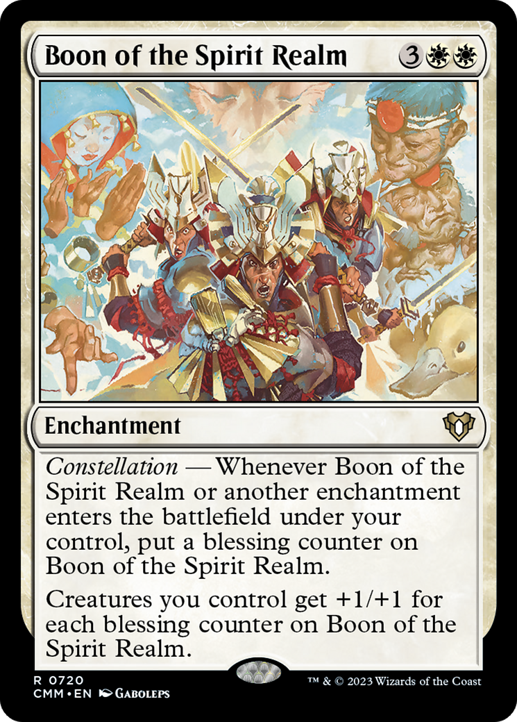 Boon of the Spirit Realm (720) [Commander Masters] - Deck Out Gaming