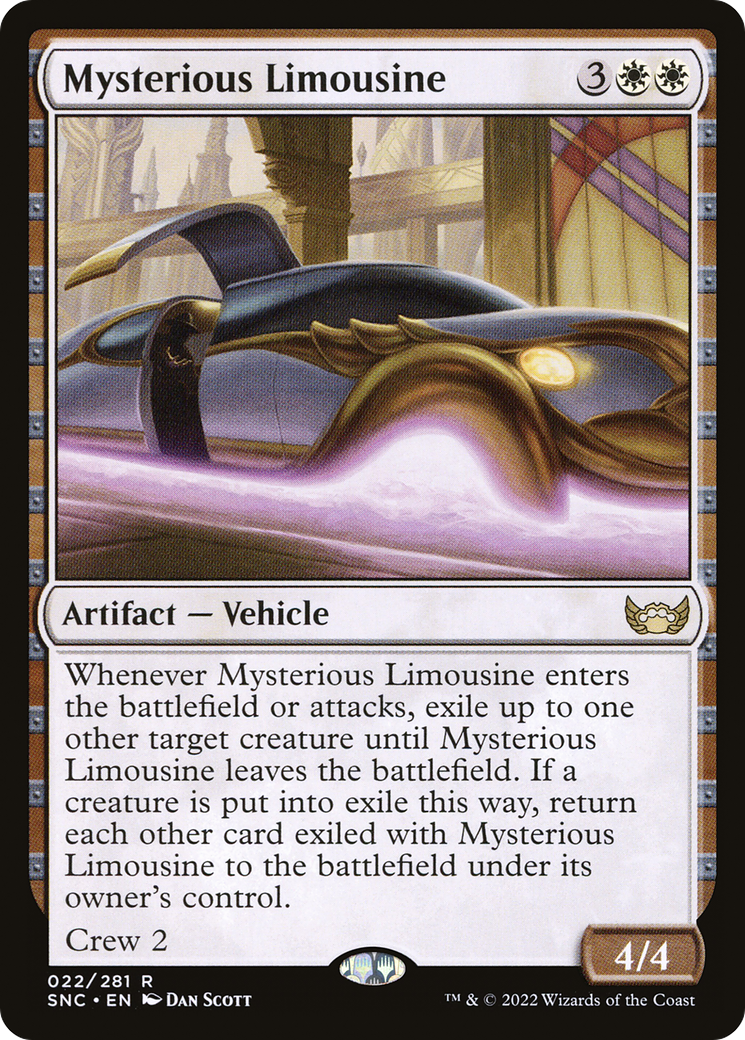 Mysterious Limousine (22) [Streets of New Capenna] foil - Deck Out Gaming