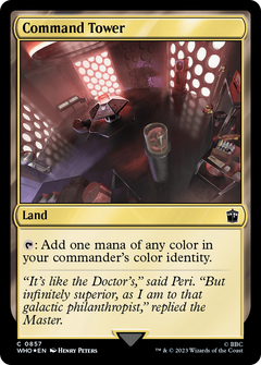 Command Tower (0857) (Surge Foil) (857) [Doctor Who] foil - Deck Out Gaming