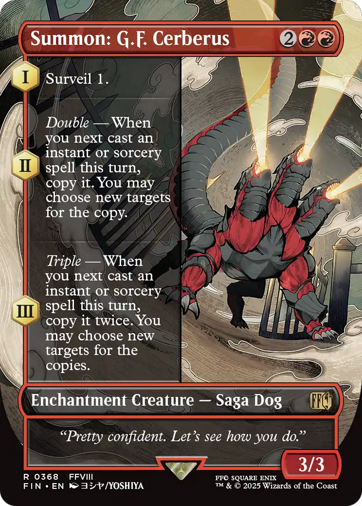 Summon: G.F. Cerberus (368) [FINAL FANTASY] foil - Deck Out Gaming