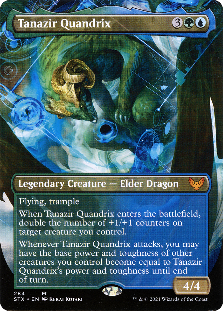 Tanazir Quandrix (Borderless) (284) [Strixhaven: School of Mages] foil - Deck Out Gaming