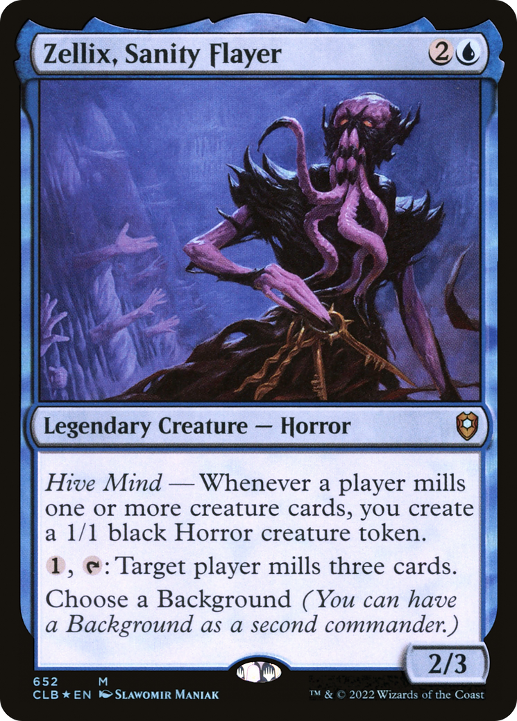Zellix, Sanity Flayer (652) [Commander Legends: Battle for Baldur's Gate] foil - Deck Out Gaming