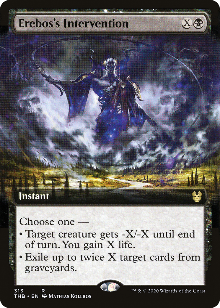 Erebos's Intervention (Extended Art) (313) [Theros Beyond Death] foil - Deck Out Gaming