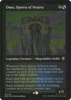 Omo, Queen of Vesuva (Display Commander) - Thick Stock (145) [Modern Horizons 3 Commander] foil - Deck Out Gaming