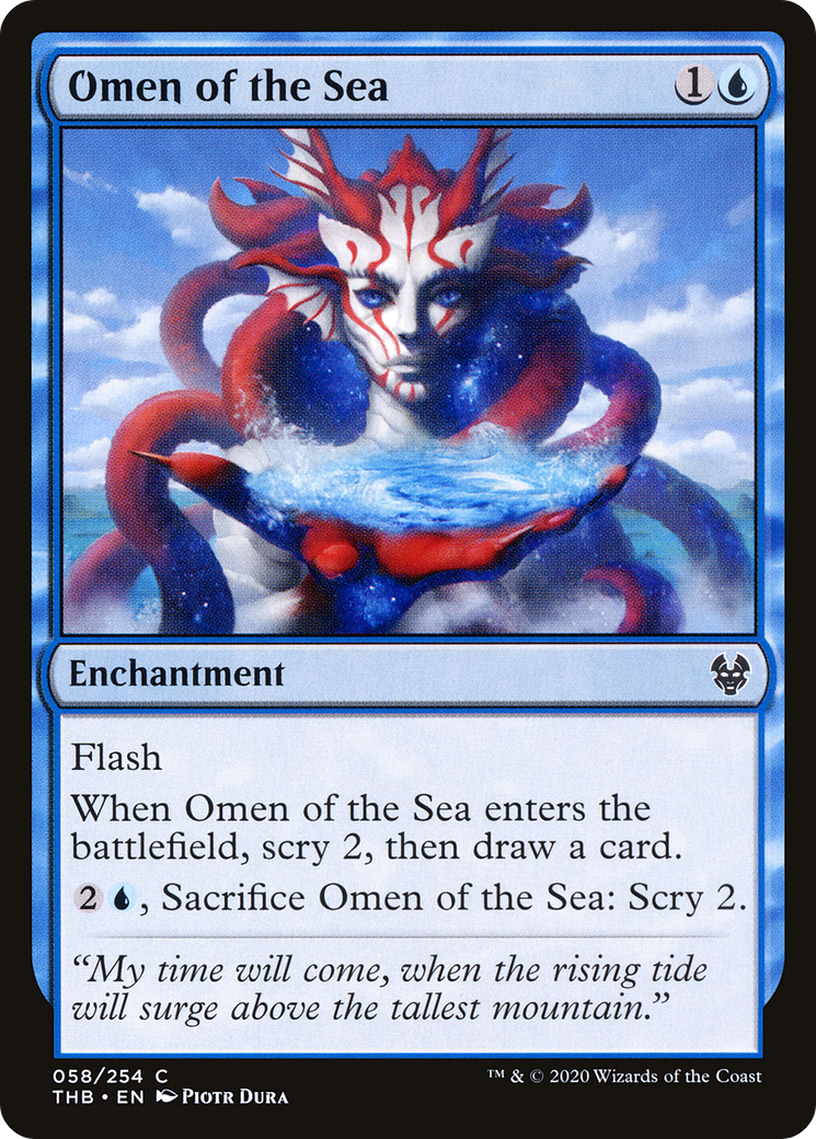 Omen of the Sea (58) [Theros Beyond Death] foil - Deck Out Gaming