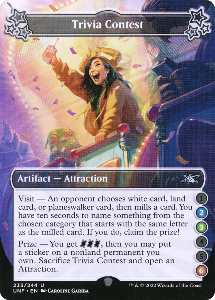 Trivia Contest (2-3-6) (233) [Unfinity] - Deck Out Gaming