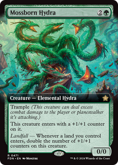 Mossborn Hydra (Extended Art) (471) [Foundations] - Deck Out Gaming