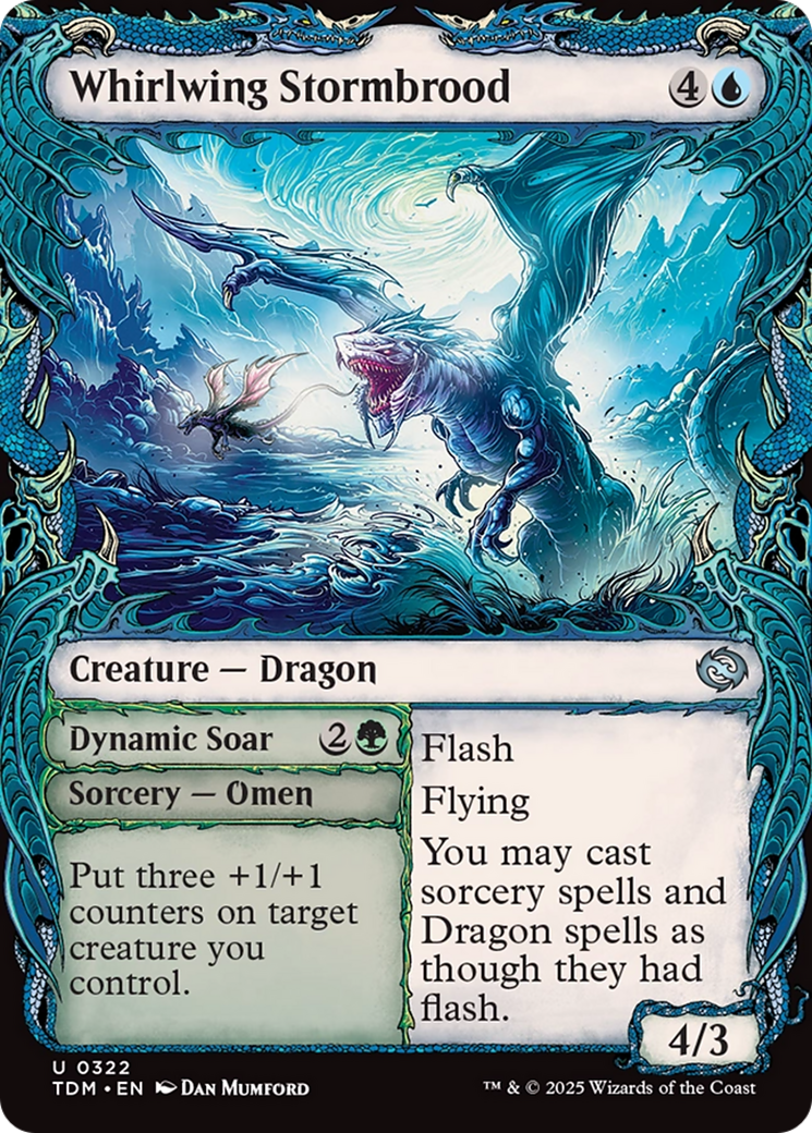 Whirlwing Stormbrood (Showcase) (322) [Tarkir: Dragonstorm] - Deck Out Gaming