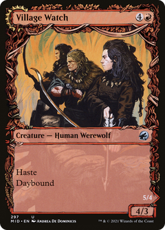 Village Watch // Village Reavers (297) [Innistrad: Midnight Hunt] foil - Deck Out Gaming