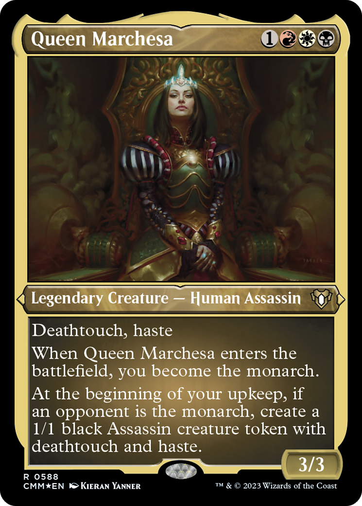 Queen Marchesa (588) [Commander Masters] etched - Deck Out Gaming