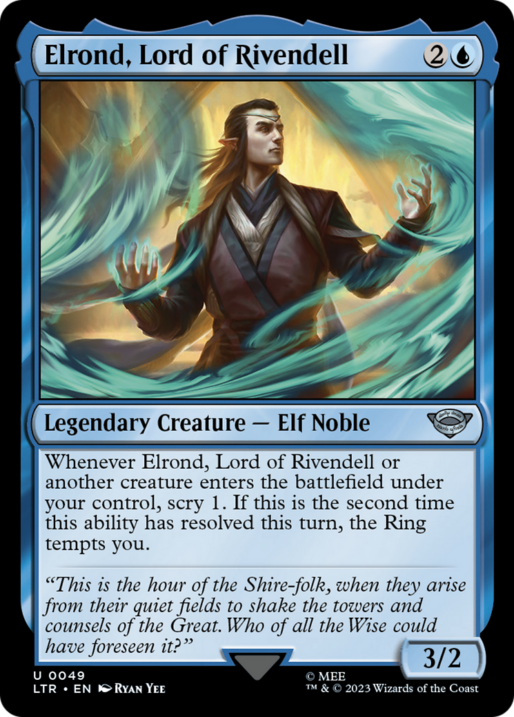 Elrond, Lord of Rivendell (49) [The Lord of the Rings: Tales of Middle-earth] - Deck Out Gaming