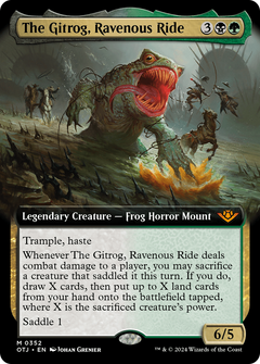 The Gitrog, Ravenous Ride (Extended Art) (352) [Outlaws of Thunder Junction] foil - Deck Out Gaming